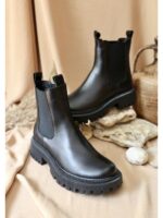 Ботинки кожаные