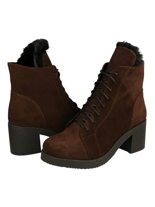 Ботильоны замшевые