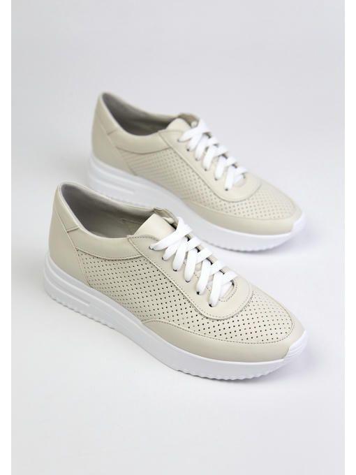 Кроссовки кожаные