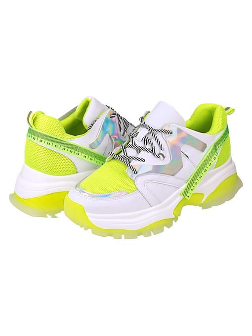 Кроссовки кожаные