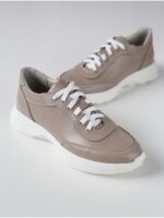 Кроссовки кожаные