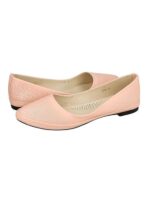 Балетки кожаные