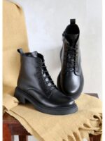 Ботинки кожаные