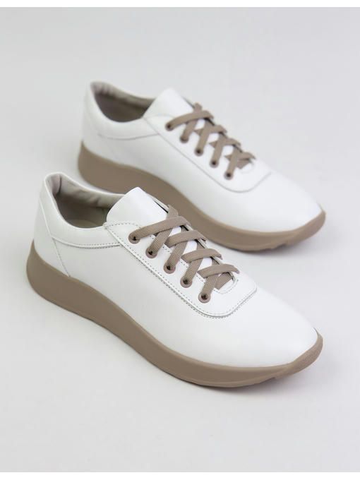 Кроссовки кожаные