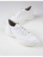 Кроссовки кожаные