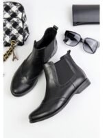 Ботинки челси кожаные