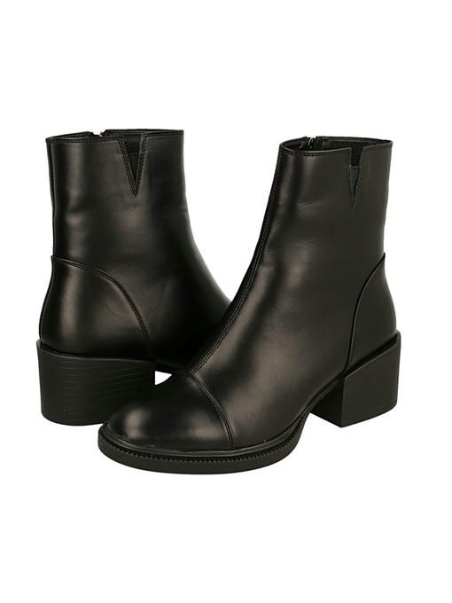 Ботильоны кожаные