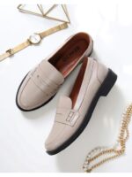 Лоферы кожаные