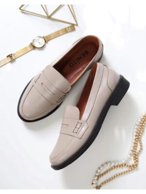 Лоферы кожаные