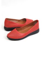 Балетки кожаные