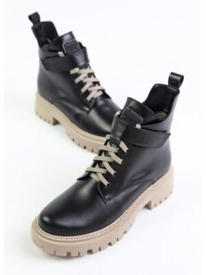 Ботинки кожаные