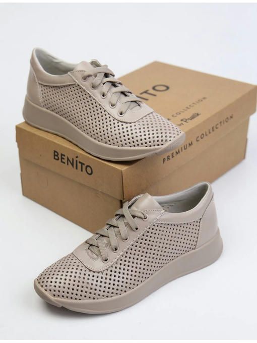 Кроссовки кожаные — изображение 6