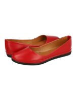 Балетки кожаные