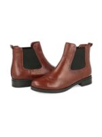 Ботинки челси кожаные