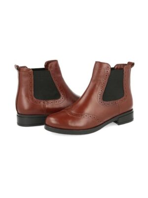 Ботинки челси кожаные