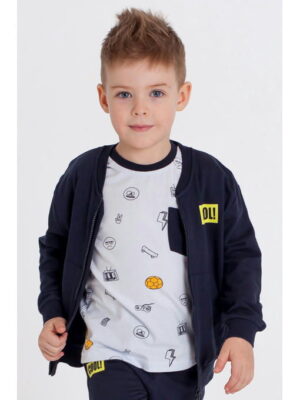 Толстовка из футера двухнитки для мальчика Takro