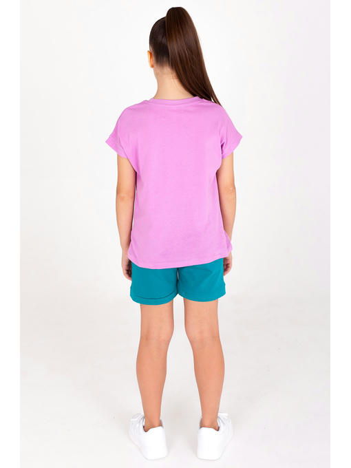 Хлопковая футболка для девочки Takro — изображение 2