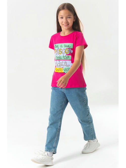 Хлопковая футболка для девочки Bonito — изображение 2