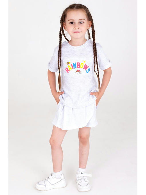 Хлопковая футболка для девочки Takro — изображение 2