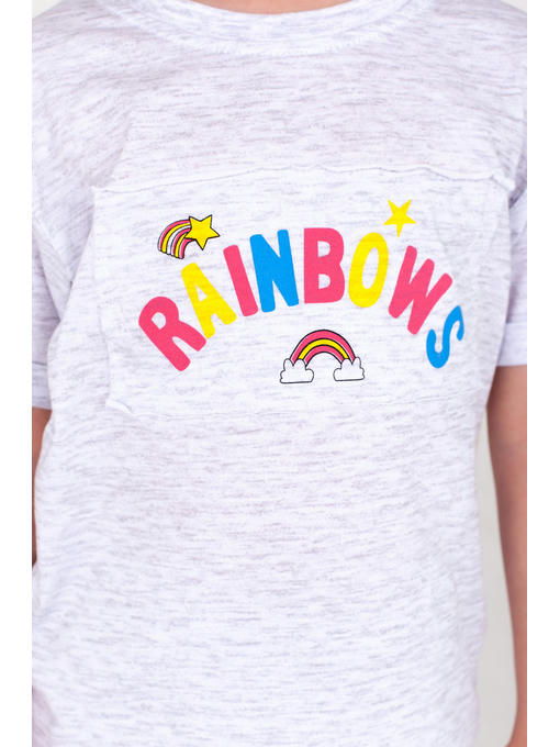 Хлопковая футболка для девочки Takro — изображение 4