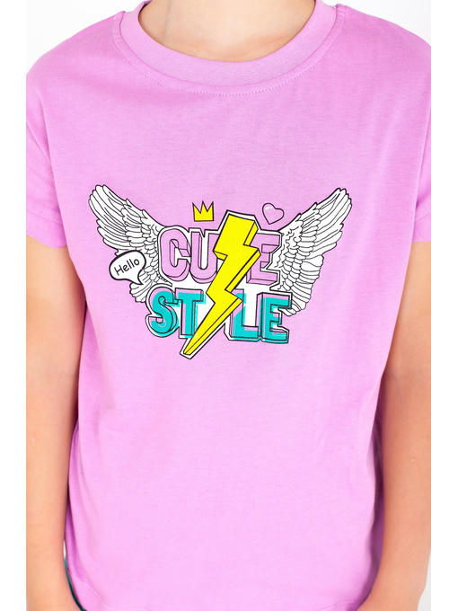 Хлопковая футболка для девочки Takro — изображение 3