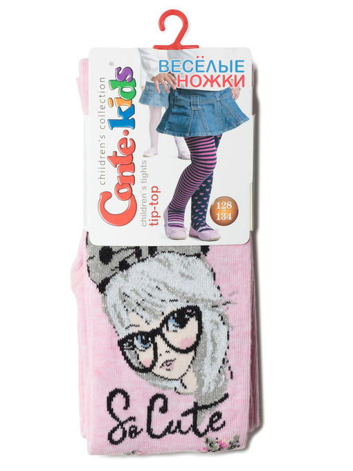 Колготки для девочки с люрексом Conte-kids — изображение 2