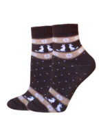 Женские укороченные махровые носки Брестские