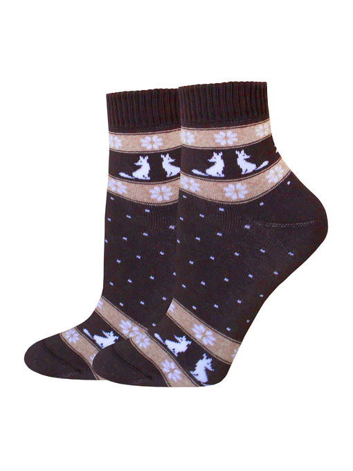 Женские укороченные махровые носки Брестские