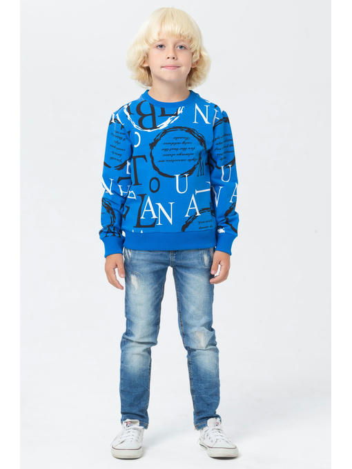 Джемпер из футера двухнитки для мальчика Bonito — изображение 2