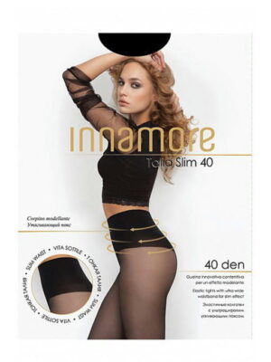 Женские эластичные колготки с ультрашироким утягивающим поясом 40 Innamore