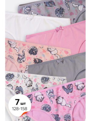 Трусы для девочки 7шт. Nicoletta