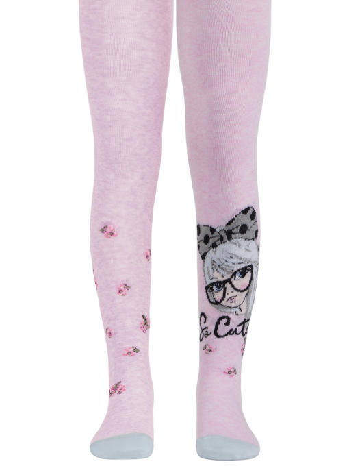 Колготки для девочки с люрексом Conte-kids