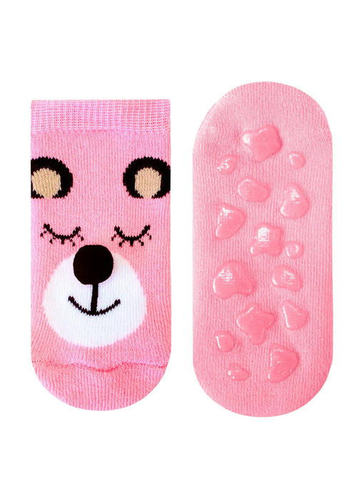 Махровые носки с силиконом на стопе для девочки Брестские
