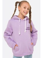 Теплая толстовка из футер трехнитки с начесом для девочки Bonito