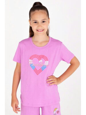 Хлопковая футболка для девочки Takro