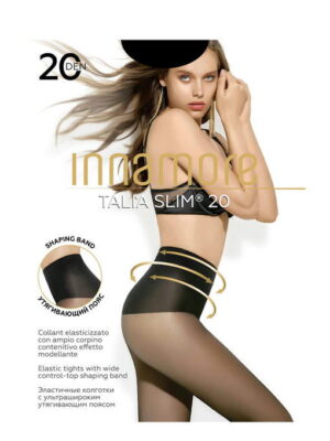 Женские эластичные колготки с ультрашироким утягивающим поясом 20 Innamore