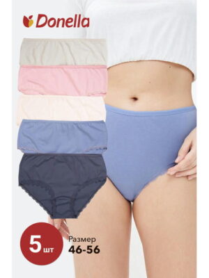Женские трусы-слипы с высокой посадкой 5 шт. Donella