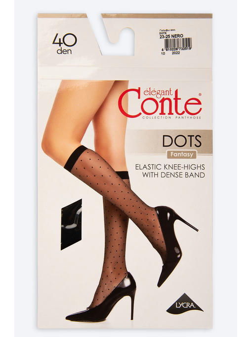 Женские плотные эластичные гольфы 40 ден Conte Elegant — изображение 3
