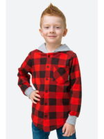 Толстовка-рубашка из футера двухнитки для мальчика Bonito