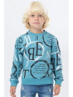 Джемпер из футера двухнитки для мальчика Bonito