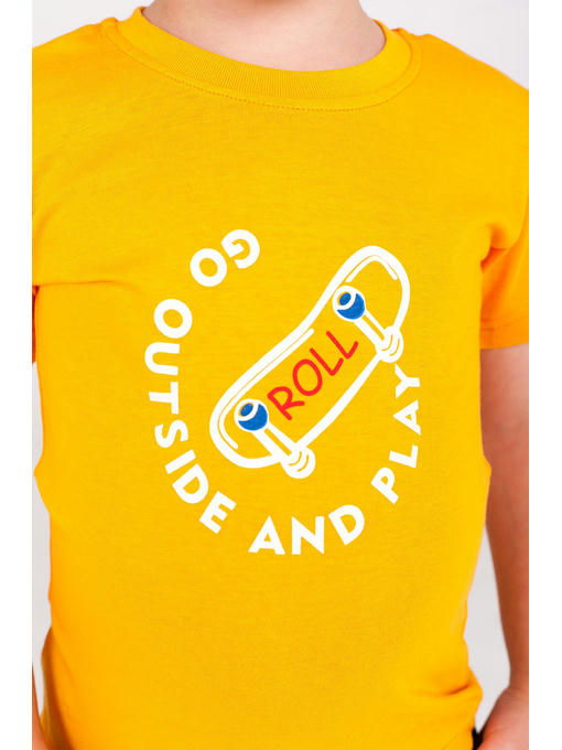 Хлопковая футболка для мальчика Takro — изображение 2