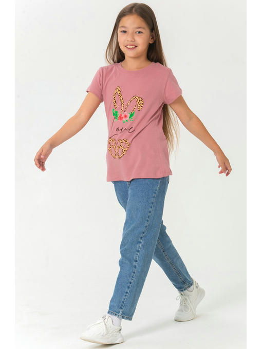 Хлопковая футболка для девочки Bonito — изображение 2