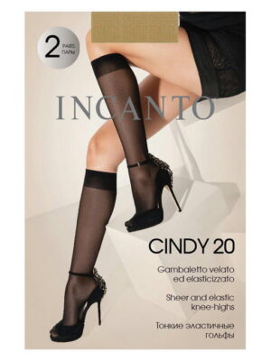 Матовые гольфы без лайкры 2 пары 20 Incanto