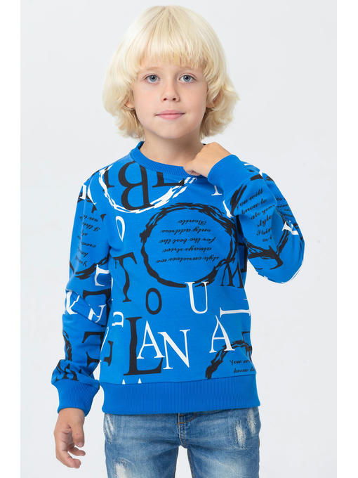 Джемпер из футера двухнитки для мальчика Bonito — изображение 3