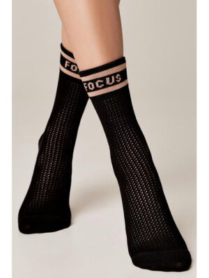 Удлиненные женские носки с ажурным переплетением Conte Elegant