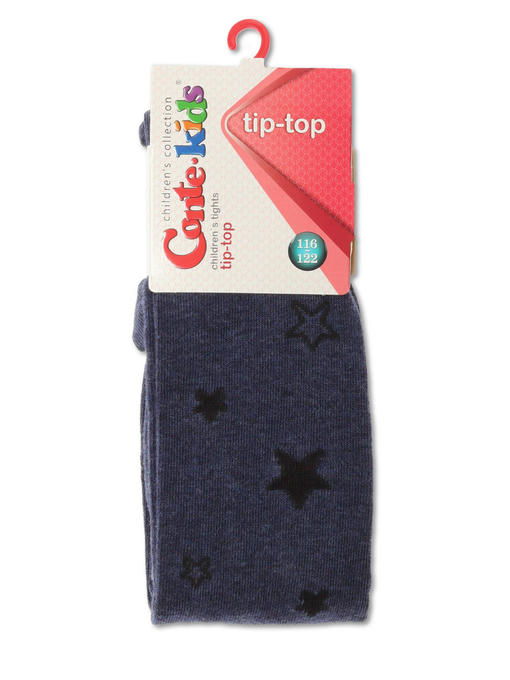 Плотные колготки для девочки с рисунком Conte-kids — изображение 2