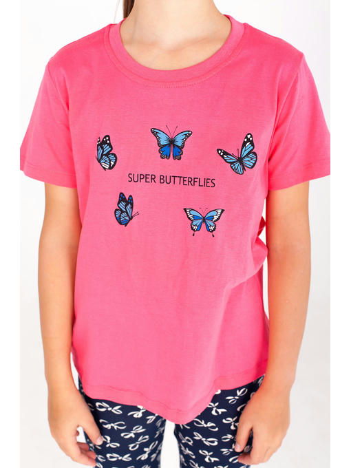 Хлопковая футболка для девочки Takro — изображение 3