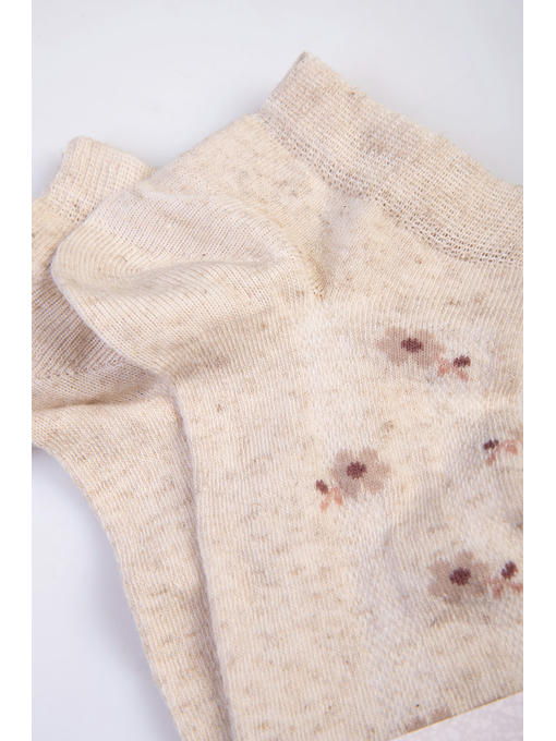 Женские укороченные носки с добавлением вискозы и льна Брестские — изображение 2