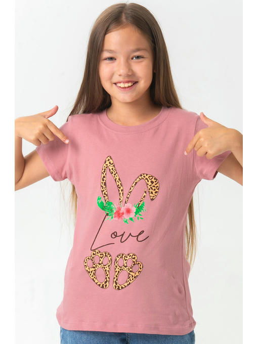 Хлопковая футболка для девочки Bonito — изображение 3