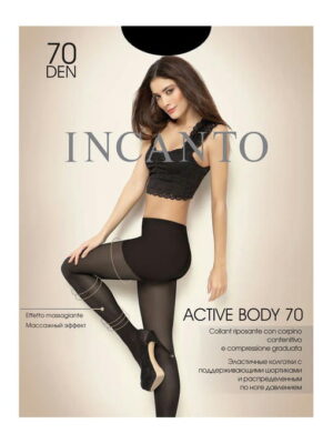 Женские тонкие эластичные колготки с массажным эффектом 70 Incanto
